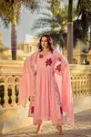 Designer Satkritee 01 Chanderi Embroidery Kurti Set